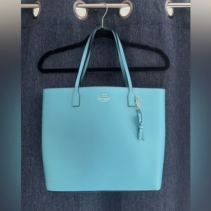 Kate Spade New York Aqua Blue Zipper Tote